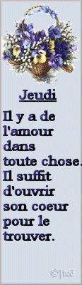 Pensée du jour.