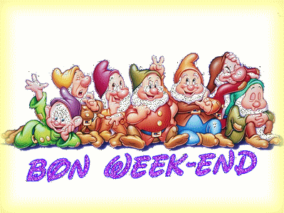 Bon vendredi et bon wk mes amis!